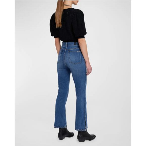 7 for all mankind HW slim kick w/ Studs in Juke. Size 26 - Picture 3 of 5